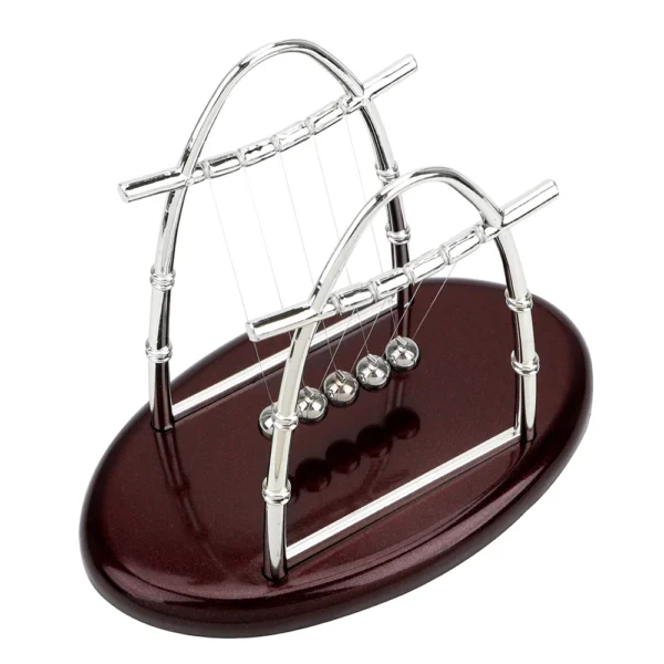 Newtons Cradle Steel Balance Ball Craft Educational Toy Physics Science Home Desk Decoration Metal Pendulum Ball