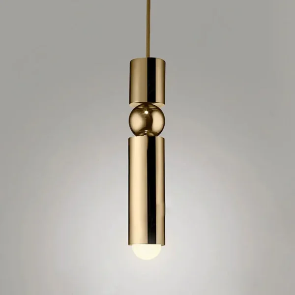 Nordic led Pendant Light Modern Lamp Cylinder Pipe golden led Pendant Lamp for foyer bedroom home decoration Pendant Light - Image 4