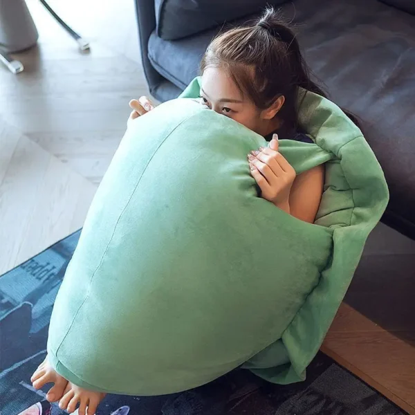 Large Wearable Turtle Shell Plush Blanket Cute Soft Cushion Home Room Decor Sofa Decoration Birthday Children Day Gift For Kids - Image 3