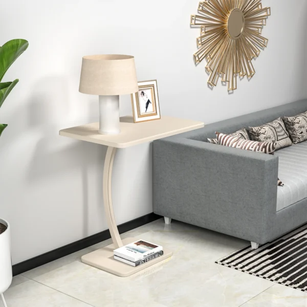 Side Table Simple Corner Table Living Room Home Hotel Homestay Side Table Bedside Cabinet Mobile Small Apartment Coffee Table - Image 4