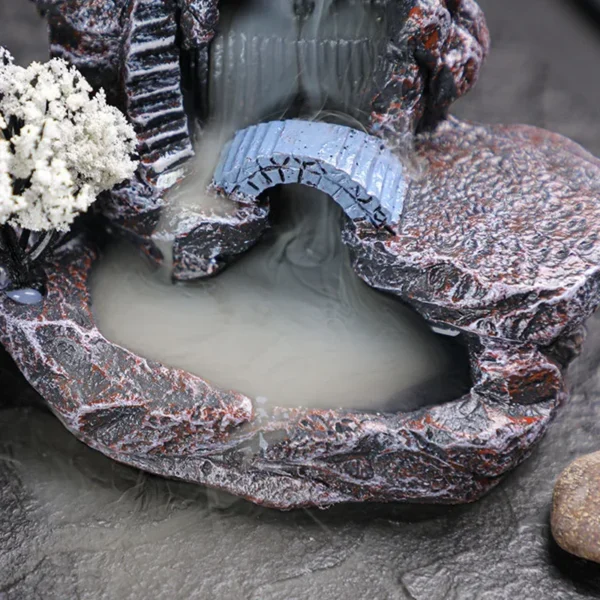 Backflow Incense Holder Waterfall Incense Burner Home Decor Aromatherapy Ornament Incense Cones with Backflow Incense Cones - Image 4