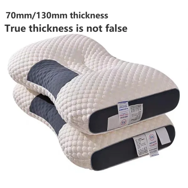 New Neck Pillow Help Sleep And Protect The Neck Cervical Orthopedic Household Soybean Fiber Massage SPA Pillow For Sleeping