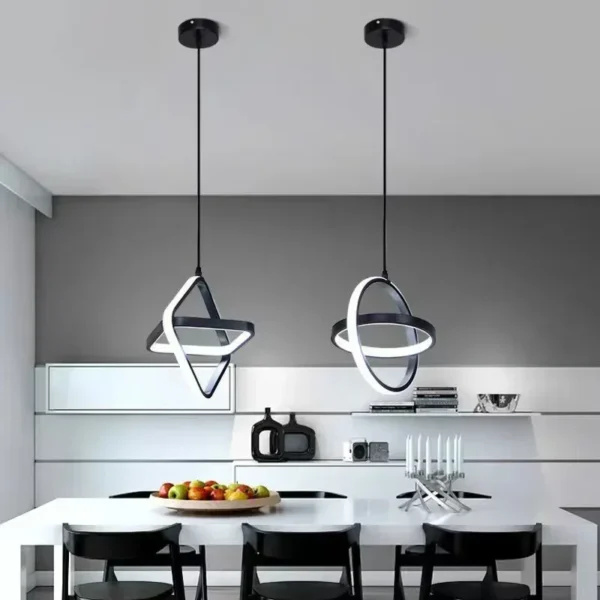 Modern LED Pendant Light for Living Dining Room Table Bedroom Bedside Ceiling Chandelier Indoor Home Decoration Lighting Fixture - Image 2