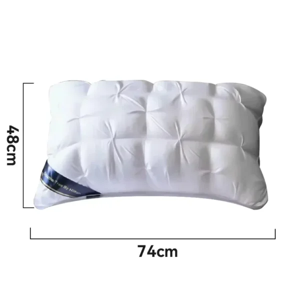 1Pcs wisted Flower Bread Feather Velvet Pillow, Five-star Hotel Washable Pillow Core, Adult Cervical Care and Health Pillow - Image 6