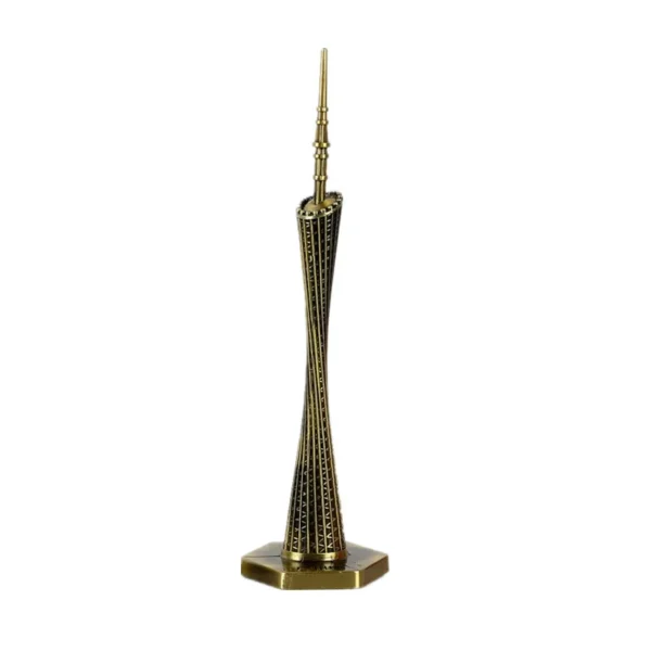 Creative Iron Art Landmark Building Tower Model Ornaments for Home Living Room Entrance Table Decoration Metal Crafts Ornaments - Image 5