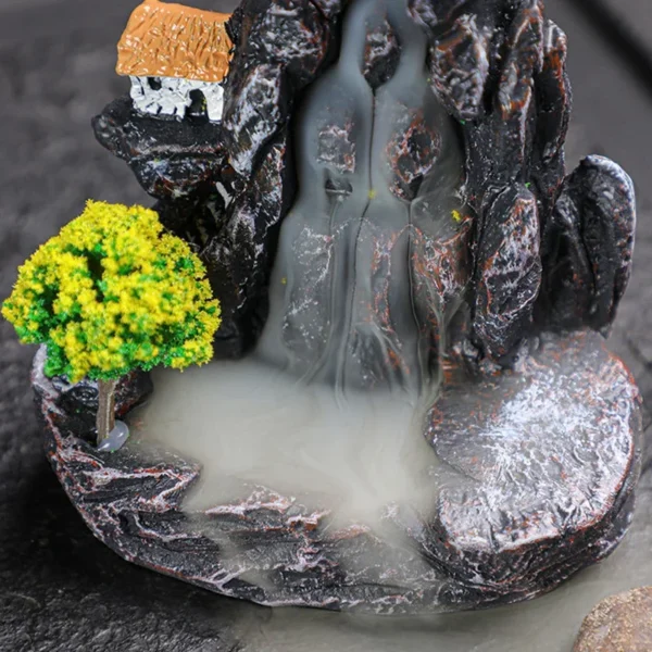 Backflow Incense Holder Waterfall Incense Burner Home Decor Aromatherapy Ornament Incense Cones with Backflow Incense Cones - Image 3