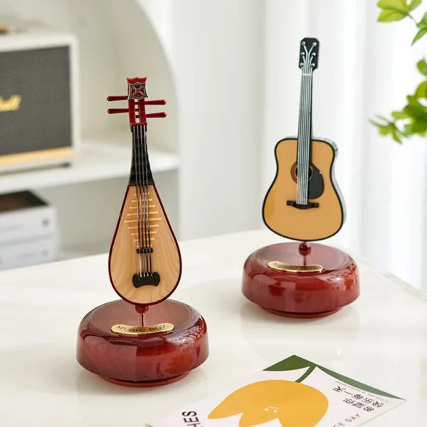 Nrodic Home Decor Figurines for Interior New Classical Music Box Sculpture Modern Living Room Decoration Office Desk Ornaments - Image 4