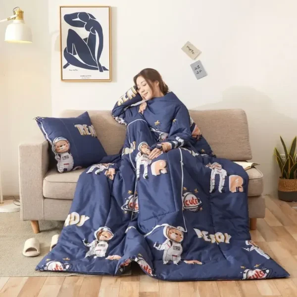 Multi-functional Lazy Person Quilt Cushion That Is Anti-kicked and Worn on The Body - Image 6