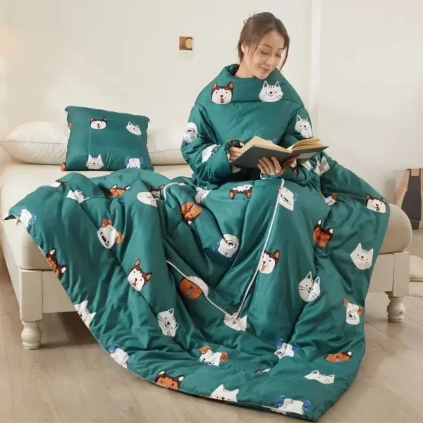 Multi-functional Lazy Person Quilt Cushion That Is Anti-kicked and Worn on The Body - Image 2