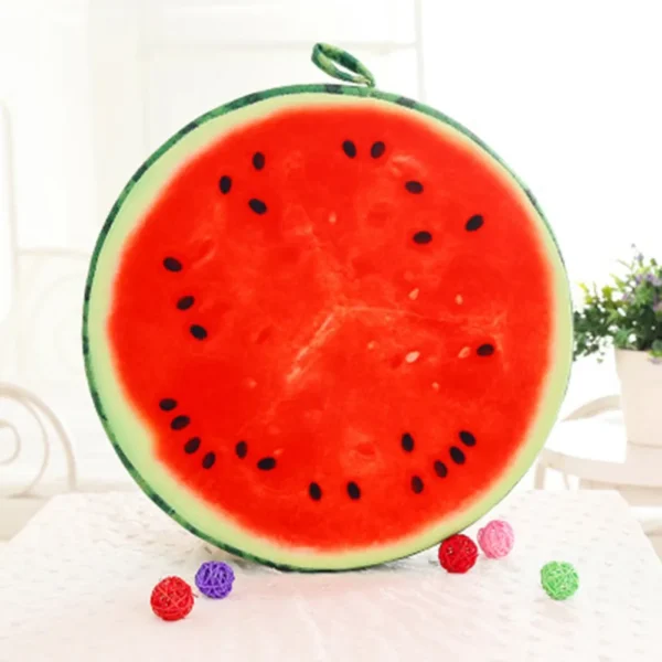 33cm Cushion Fruit Shape For In-bed Reading And Watching Back And Head Pillow Round Cushion Lint-free - Image 4