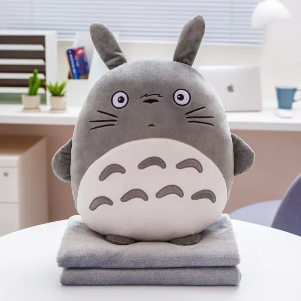 Cute Plush Pillow Quilt Hand Warmer Dual-Use Cushion Folding Blanket Car Office Sofa Cushion Quilt Couch Pillow Good Gift - Image 4