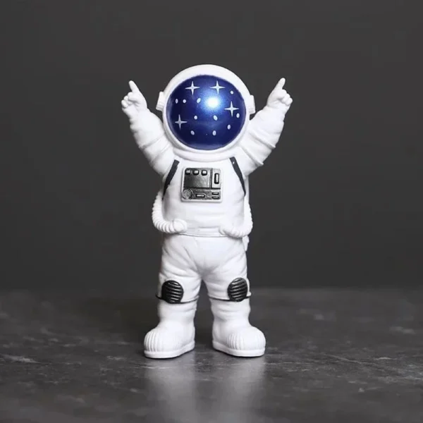 4 pcs Astronaut Figure Statue Figurine Spaceman Sculpture Educational Toy Desktop Home Decoration Astronaut Model For Kids Gift - Image 3