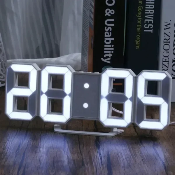 Digital Wall Clock Desk Watches Electronic Alarm Modern Home Decoration for Bedroom Decor Interior Led Table Clocks Living Room