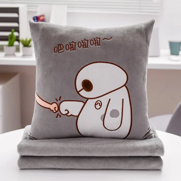 Cute Plush Pillow Quilt Hand Warmer Dual-Use Cushion Folding Blanket Car Office Sofa Cushion Quilt Couch Pillow Good Gift - Image 3