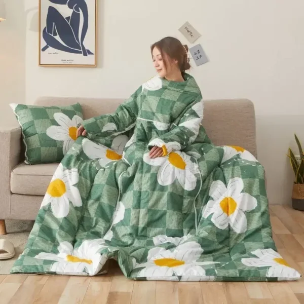 Multi-functional Lazy Person Quilt Cushion That Is Anti-kicked and Worn on The Body - Image 3