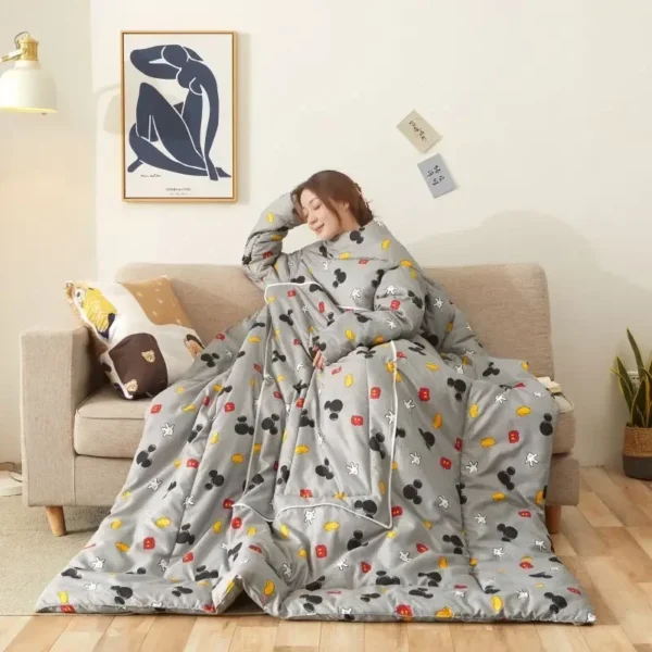 Multi-functional Lazy Person Quilt Cushion That Is Anti-kicked and Worn on The Body - Image 4