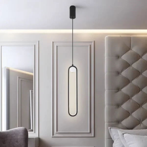 Modern Minimalist Led Pendant Lamp For Dining Room Bedroom Bedside Hanging Chandelier Home Decor Suspension Light Fixtrue Lustre - Image 2