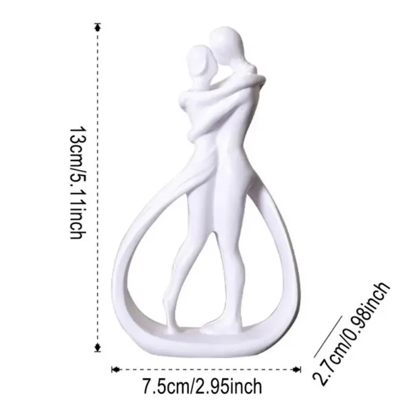 Modern Abstract Hugging Couple Statue Home Decoration Figure Sculptures & Figurines for Interior Aesthetic Living Room ornaments - Image 6