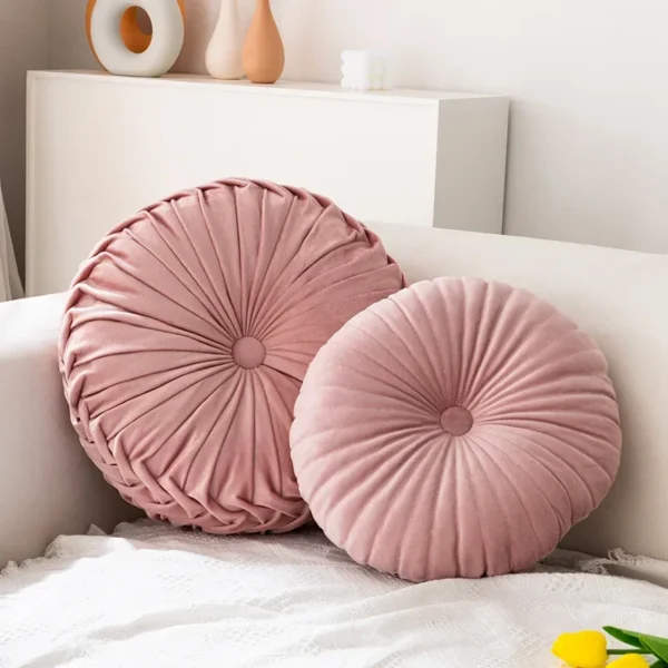 Home Decorative for Living Room Chair Couch Sofa for All Seasons Xmas Gift Round Seat Back Cushion Throw Pillow - Image 4